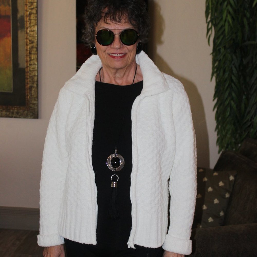 Nordstrom's Long Sleeve, Zippered Chenille Jacket